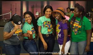 African fabric textile t-shirts for ICGC